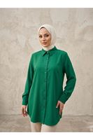 Klasik Dubai Tunik-Zümrüt Yeşili