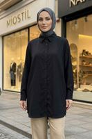 Klasik Dubai Tunik-Siyah