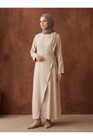 Omuz Pİle Toka DetayTensel  Elbise-Taş