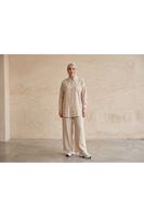 Cep Detay Pantolonlu Takım-Taş