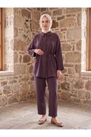 Paça Pensli Takım-Bordo