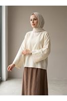 Geniş Takma Manşet Tunik-Taş