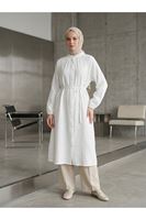 Tunik Uzun-Ekru