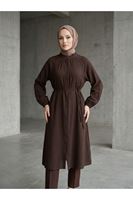 Tunik Uzun-Kahve