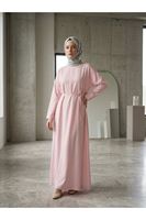 Kupra Elbise-Pembe