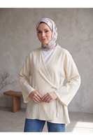 Yan Bağlamalı Çilek Tunik-Taş