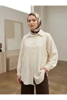 Ön Roba Detaylı Tunik-Taş