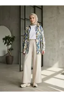 Cepli Yıkamalı Pantolon-Taş