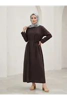 Kupra Elbise-Kahve