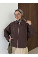 Fermuarlı Cep  Detay Panço-Kahve