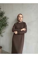 Reglan Kol Oysho Elbise-Kahve
